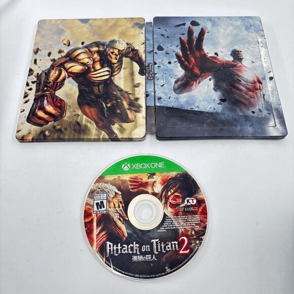 Attack on Titan 2 - XBOX ONE 1 Video Game & Steelbook Koei Tecmo Tested & Workin - Picture 1 of 6